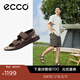 愛(ài)步（ECCO）涼鞋男 復古男士運動(dòng)涼鞋夏天勃肯沙灘休閑鞋男皮涼鞋 科摩500944 可可棕50094402482 42