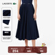LACOSTE法國鱷魚(yú)女裝25秋冬新款簡(jiǎn)約優(yōu)雅半身裙百褶裙|JF1402 166/藏青色 S
