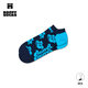 Happy Socks【2026新款】男女士潮牌個(gè)性滿(mǎn)印動(dòng)物圖案襪子時(shí)尚潮流創(chuàng  )意短襪 藍皮小狗 均碼 41-46