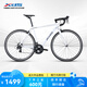 喜德盛公路自行車(chē)25款Rc200成人車(chē)14速變速車(chē) 白灰700C*480MM