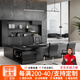 美軒戈辦公桌老板桌總裁桌 現代簡(jiǎn)約新款辦公家具 新中式板式大班臺辦公室桌椅組合書(shū)柜電腦桌寫(xiě)字臺套裝 色卡定制(顏色選擇)