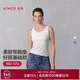 愛(ài)慕（Aimer）內衣女夏季打底寬肩帶帶杯帶胸墊背心上衣AM72B511 S 