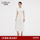 歌莉婭醋酸連衣裙女2025新款出席重要場(chǎng)合白色裙子1E5C4K640 05W米白 S