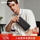 皮爾卡丹（pierre cardin）手拿包男士長(cháng)款錢(qián)包拉鏈真皮輕奢手抓手機包商務(wù)高端皮夾新年禮物 PVC_頭層牛皮
