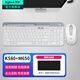 羅技（Logitech）K580無(wú)線(xiàn)藍牙鍵盤(pán)帶手機支架可跨屏切換靜音按鍵無(wú)限薄膜鍵盤(pán)筆記本電腦手機ipad平板鍵鼠套裝 【K580+M650】跨屏切換套裝-芍藥白