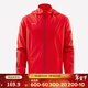 迪卡儂運動(dòng)外套男春夏輕薄防風(fēng)速干跑步風(fēng)衣足球防雨夾克MSGJ 烈焰紅 M