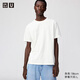 優(yōu)衣庫合作款/男女裝大師T正肩圓領(lǐng)T恤短袖棉質(zhì)休閑百搭482296 00 白色 2XL