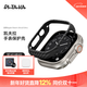 PITAKA蘋(píng)果手表保護殼Apple Watch Ultra 2/S11/S10 600D凱夫拉芳綸表殼42/45/49mm商務(wù)風(fēng)男款超輕保護套 49mm黑灰細斜紋