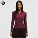 lululemon丨Hold Tight 女士緊身剪裁帶領(lǐng)長(cháng)袖襯衫 LW3IA5S 勃艮第酒紅 M /8