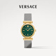范思哲（VERSACE）手表女瑞士進(jìn)口時(shí)尚復古摩登盤(pán)面小牛皮石英女士手表/新年禮物 VE6J00623 34mm 【2+2四年聯(lián)?！? title=