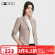 G2000女裝商場(chǎng)新款柔軟舒適修身通勤正裝西裝 棕啡色 XS /32