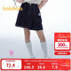巴拉巴拉兒童牛仔裙子2024夏季女童半身裙中大童時(shí)尚甜酷208224112001