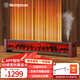 西屋（Westinghouse）踢腳線(xiàn)取暖器石墨烯火焰款速熱移動(dòng)地暖家用電暖器節能對流電暖氣全屋大面積臥室電烤火輕音暖氣片 3D火焰紅【仿真木炭火焰+APP智控+負離子凈化】