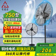 巨成云 工業(yè)風(fēng)扇搖頭電扇落地扇 大功率工廠(chǎng)風(fēng)扇 750mm落地扇（鋁葉） 一臺價(jià)