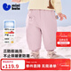 迷你巴拉【三防羽絨褲】男女童保暖秋冬褲子保暖羽絨長(cháng)褲 夢(mèng)幻粉60346 【拒水白鴨絨】 90 【充絨量23.9g】