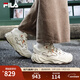 FILA 斐樂(lè )女鞋楊冪同款BROOK 2摩登板鞋2025冬季新款流沙鞋休閑運動(dòng)鞋 古白色-AA 37.5