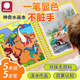 弭黎水畫(huà)本0-3歲水畫(huà)筆兒童神奇3-6歲清水涂色繪畫(huà)男女孩寶寶生日禮物