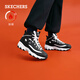 斯凱奇（Skechers）Skechers斯凱奇舒適百搭休閑鞋167569 黑色/BLK 38.00 
