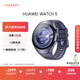 HUAWEI WATCH 5 46mm高端款航天級鈦合金表殼銀河紫素皮復合表帶首創(chuàng  )X-TAP智感窗eSIM通信華為智能手表