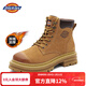 Dickies男士馬丁靴高幫時(shí)尚男靴工裝靴情侶靴男 土黃-加絨 41-男款