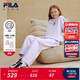 斐樂(lè )FILA【套裝】?jì)和l衣衛褲2025冬季新款男女中大童休閑兩件套 櫻花淺粉-PK 130