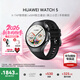 華為（HUAWEI）【咨詢(xún)享優(yōu)惠】華為WATCH 5手表運動(dòng)鴻蒙AI智能eSIM獨立通話(huà)血壓血糖風(fēng)險評估智感窗男女智能Pro 42MM幻月黑丨氟橡膠表帶【送限定心形禮盒】