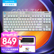 羅技（G）G913TKL無(wú)線(xiàn)機械鍵盤(pán) 無(wú)線(xiàn)藍牙鍵盤(pán) 電腦游戲電競鍵盤(pán)三模連接RGB背光超薄矮軸便攜青茶紅軸87鍵 白色GL T軸（類(lèi)茶軸）