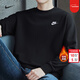 耐克（NIKE）衛衣男裝 2025秋冬季新款運動(dòng)休閑服針織長(cháng)袖外套舒適圓領(lǐng)套頭衫 主推/黑色/加絨/曬圖退5 L (175/92A)