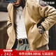 馬登工裝美式復古M1942坦克棉服外套男短款加厚棉衣男士立領(lǐng)棉襖上衣 卡其色 XL