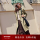 OVV秋冬熱賣(mài)女裝溫柔自然翻領(lǐng)暗門(mén)襟休閑通勤針織羊毛風(fēng)衣 卡其（凈色）A1 S