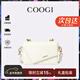 COOGI包包女款輕奢品牌女士單肩包女斜挎包女情人節生日禮物送女友老婆 米白色 京倉直發(fā)