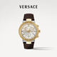 范思哲（VERSACE）手表時(shí)尚運動(dòng)三眼石英男表高奢日歷夜光男士手表/新年禮物送男友 VEPY00220 【白金43mm】