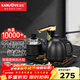 金灶（KAMJOVE）K9全自動(dòng)上水電熱水壺茶具套裝泡茶壺燒水一體機全智能茶臺燒水壺 硯墨黑 0.9L
