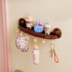 范爺家多巴胺玩偶掛鉤收納架免打孔潮玩盲盒展示架玄關(guān)柜門(mén)鑰匙置物架