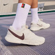 耐克女子透氣網(wǎng)球鞋春季休閑網(wǎng)眼支撐NIKE COURT LITE 4 FD6575 109淡象牙白/圖騰黑紫/棕褐色 37.5