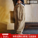 馬登工裝美式復古淺卡其M65大口袋直筒休閑褲老錢(qián)磨毛長(cháng)褲子男秋 卡其色 32