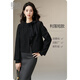 晚白【新品】2026春季重要場(chǎng)合小外套圓領(lǐng)氣質(zhì)優(yōu)雅百搭舒適短外套女 黑色 M