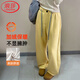 浪莎一?？奂咏q衛褲女2025秋冬新款寬松休閑闊腿褲棉褲抽繩香蕉褲子