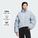 阿迪達斯（adidas）三葉草系列 女 BOW COM DOWN 短羽絨服 KC2612 粉藍 XS