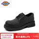 Dickies【明星同款】皮鞋休閑鞋復古英倫風(fēng)工裝鞋情侶款 黑色 45