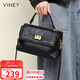 viney牛皮包包女包品牌斜挎單肩包輕奢手提包生日新年禮物送女生女友