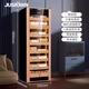 佳思湯（JUSTOWN）新款 高端海平面系統 雪茄柜 西班牙雪松木層架 恒溫恒濕 壓縮機制冷 帶缺水報警系統 金色新款1.8米款308L