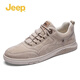 Jeep吉普男鞋秋冬百搭休閑鞋男士潮流復古鞋子男款耐磨防滑運動(dòng)板鞋男