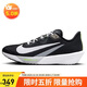 耐克NIKE跑步鞋男子減震ZOOM RIVAL FLY 4運動(dòng)鞋FV6040-001黑白42