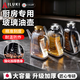 AILUKI日本玻璃油壺廚房家用油罐壺油瓶醬油醋調料瓶子裝油容器 實(shí)惠裝【600ML*2】耐熱防爆油壺