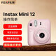 富士（FUJIFILM）INSTAX 拍立得mini12 淺櫻粉 便攜式智能拍照相機 旅行禮物 國際版 