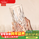 RCR水晶玻璃杯高顏值進(jìn)口茶具泡茶杯透明大容量水杯牛奶杯360ml*6