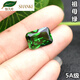 恒久葉5A級母綠裸石長(cháng)方形碧璽色戒面寶石戒指吊墜主配石綠色鋯4x6MM 7x9MM(1個(gè))