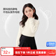 左西女童打底衫半高領(lǐng)長(cháng)袖T恤兒童上衣2025新款女孩保暖衣 奶白色 140