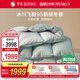 羅萊家紡 羽絨被 A類(lèi)95%水洗鵝絨被子保暖冬被芯 約4.3斤綠